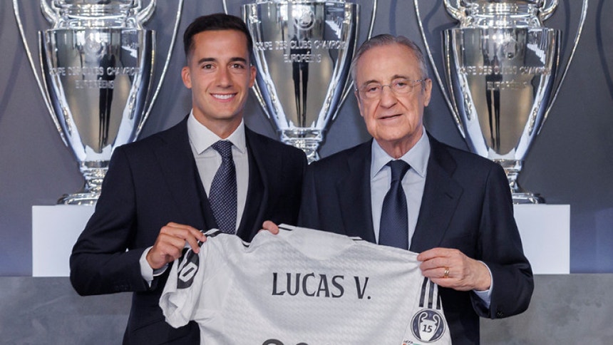 Imagem relacionada com a notícia: Lucas Vázquez continua a vestir a camisola "merengue"
