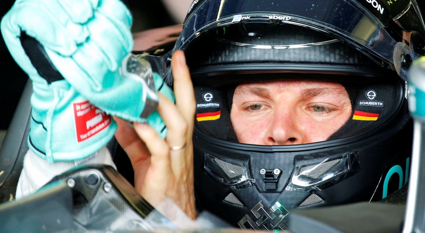 Nico Rosberg ficou em primeiro nos treinos
