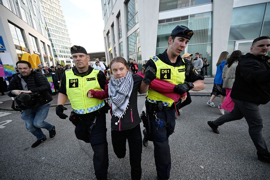 Eurovisão. Várias pessoas detidas nos protestos contra a participação de Israel