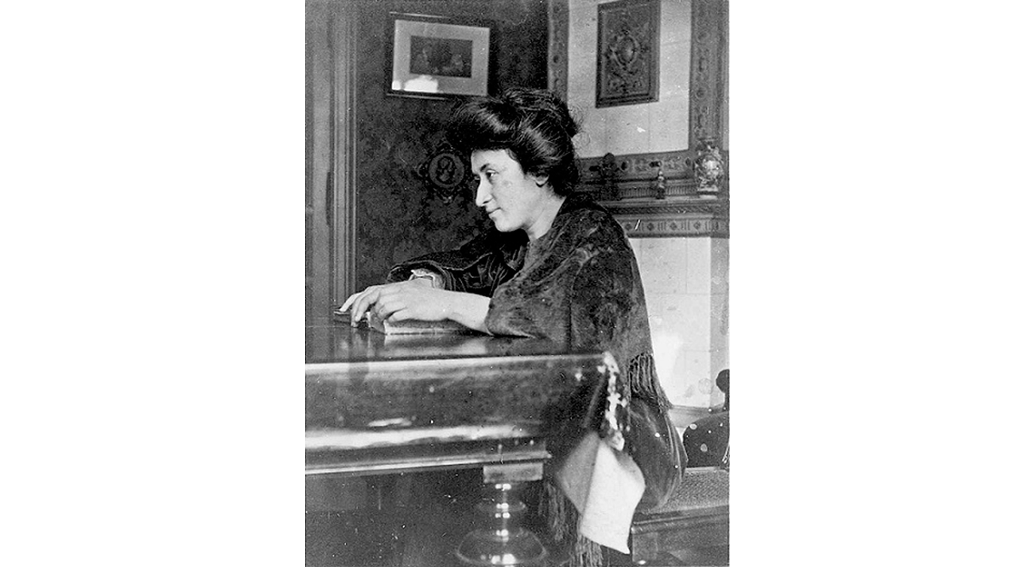  Em casa, foto de 1907. 