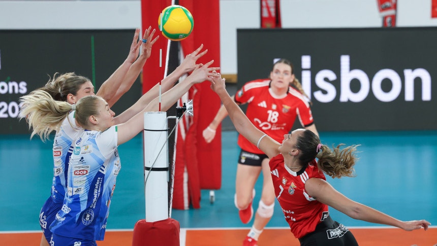 Imagem de Benfica soma segunda derrota na Liga dos Campeões feminina de voleibol
