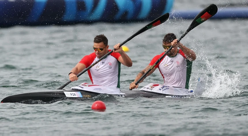 A dupla portuguesa ficou em 6.º lugar na final
