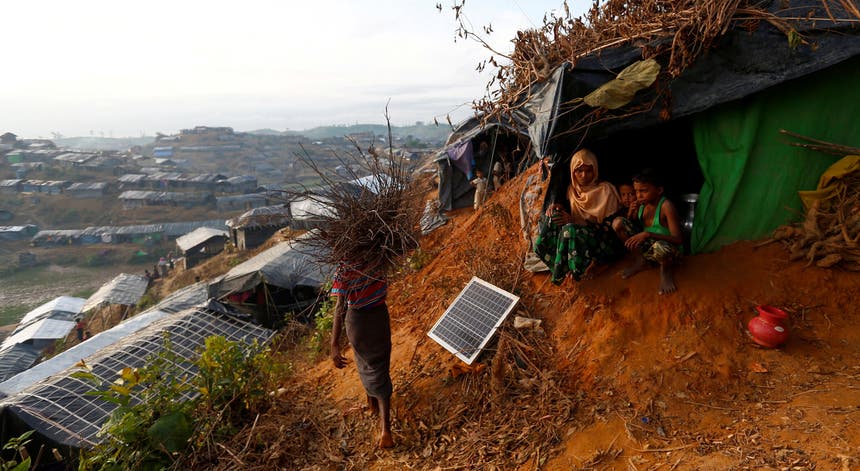 Cerca de 400 mil refugiados Rohingya fugiram para o Bangladesh. Foto: Danish Siddiqui - Reuters Cerca de 400 mil refugiados Rohingya fugiram para o Bangladesh. Foto: Danish Siddiqui - Reuters
