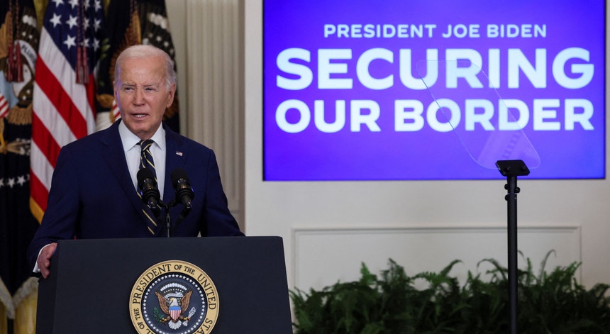 Biden disse acreditar que as novas restrições à imigração vão proteger a fronteira.
