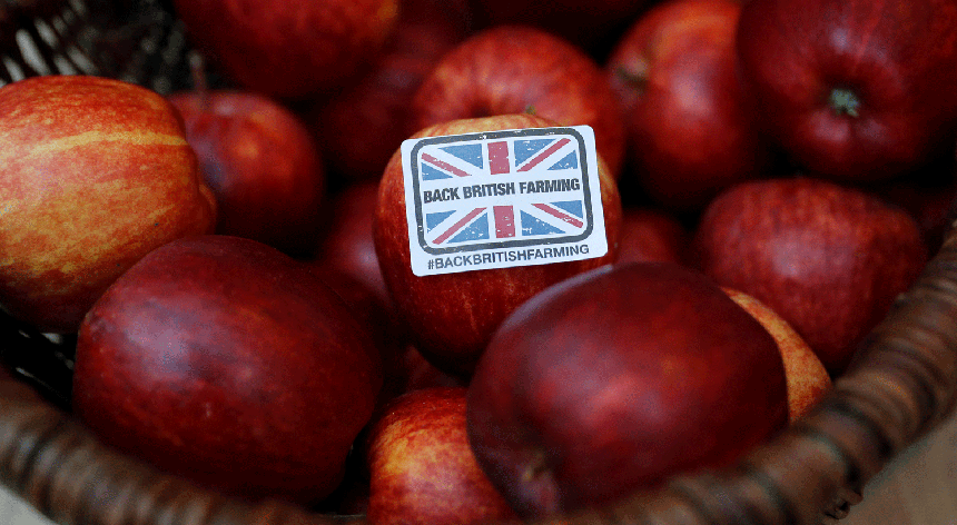 "Back British Farming" é a campanha do Sindicato dos Agricultores do Reino Unido de apoio ao setor agrícola.
