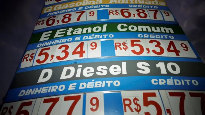Parlamento do Brasil aprova redução dos impostos federais sobre os combustíveis
