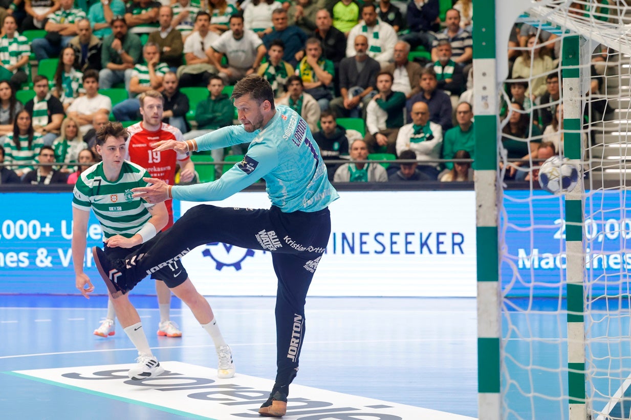 Sporting empata com Aalborg na primeira mão dos `quartos` da `Champions` de andebol