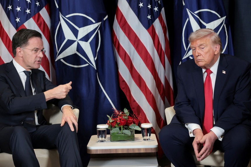 Imagem de Questão da Gronelândia. Trump recua nas tarifas após reunião com chefe da NATO