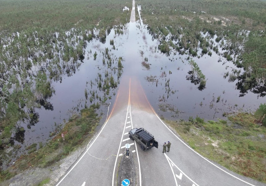 Imagem ilustrativa: Estudo revela que alterações climáticas intensificaram tempestades em Portugal