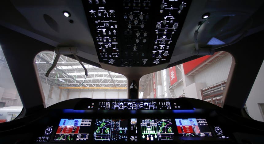 O C919 tem uma autonomia de voo de 4075 quilómetros. Foto: Reuters O C919 tem uma autonomia de voo de 4075 quilómetros. Foto: Reuters