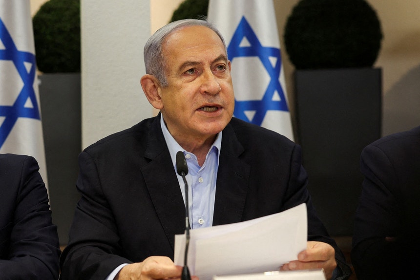 Benjamin Netanyahu, primeiro-ministro de Israel
