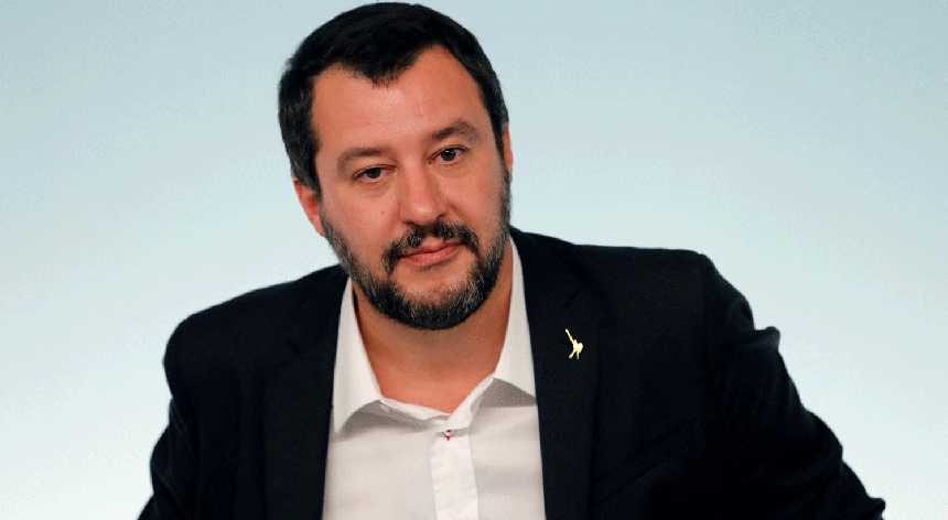 Ao longo da semana, Salvini insurgiu-se várias vezes contra as operações de devolução de migrantes
