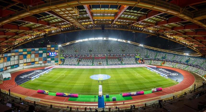 O estádio de Leiria recebe os jogos da equipa das quinas
