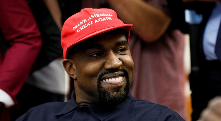 Kanye West foi apoiante do antigo presidente Donald Trump
