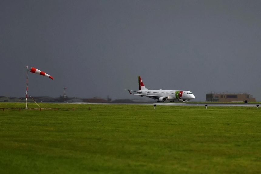 Avião da TAP no aeroporto de Lisboa
