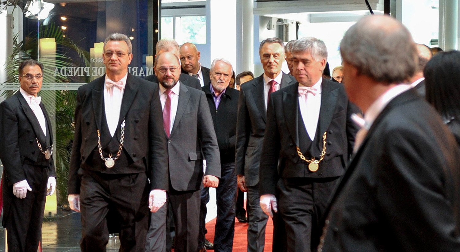  Visita oficial do antigo Presidente da Rep&uacute;blica Cavaco Silva ao Parlamento Europeu em 2013 / Fonte: Parlamento Europeu  