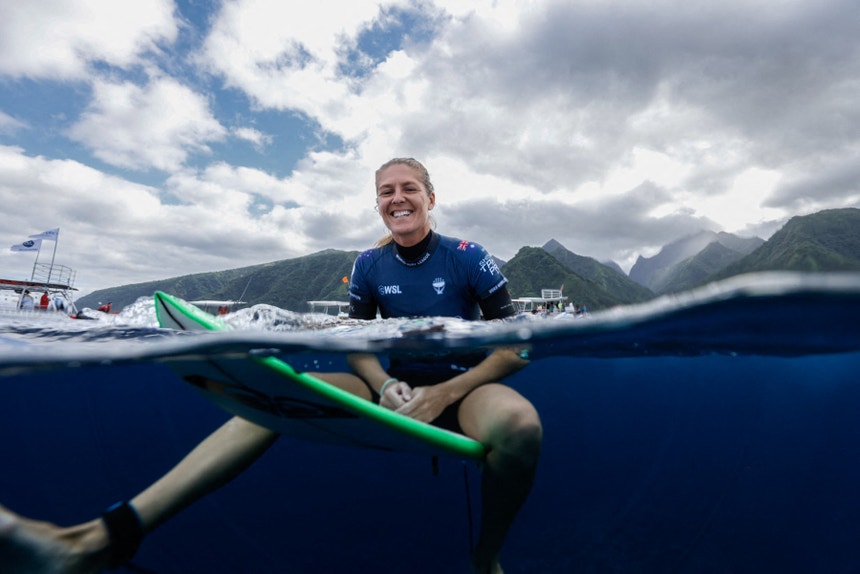 Imagem de Stephanie Gilmore, oito vezes campeã do mundo de surf, regressa ao circuito