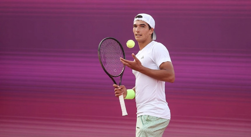 Imagem ilustrativa: Henrique Rocha na final do challenger de Perugia