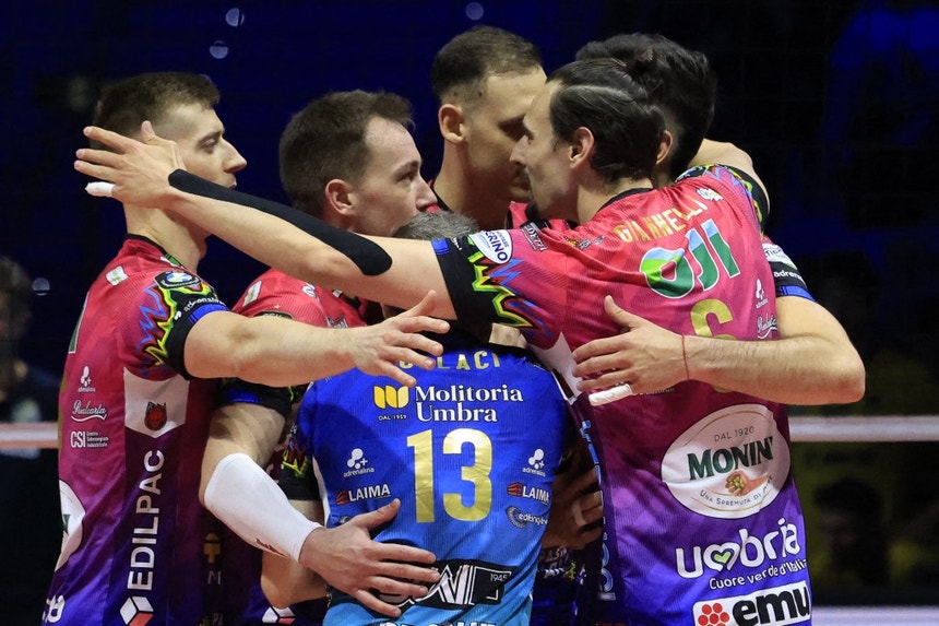 Perugia sagra-se bicampeão europeu de voleibol