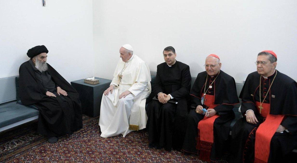  Najaf. Encontro entre Papa Francisco e Ayatollah Ali al-Sistani, lider xiita | Reuters 