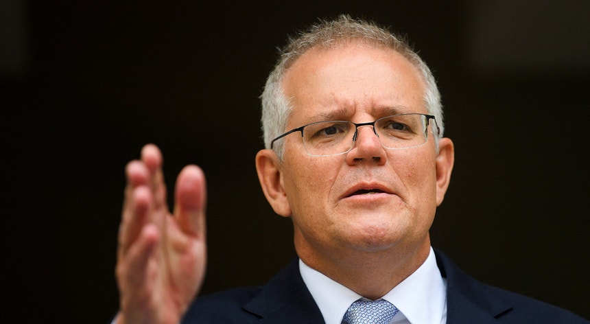 Os australianos acusam os chineses de interferir no "roubo" da conta no WeChat do primeiro-ministro Scott Morrison

