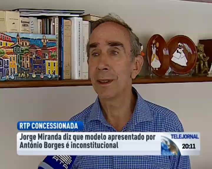 Miranda considera inconstitucional modelo apresentado para RTP