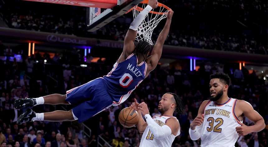 NBA: Sixers estragam a festa dos campeões Knicks