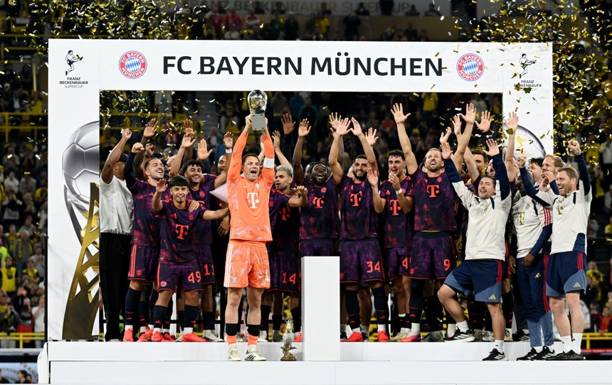 Bayern Munique conquista Supertaça alemã com vitória sobre Borussia Dortmund