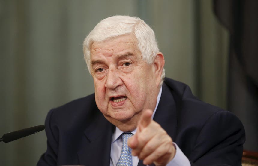 Walid Mouallem, ministro dos Negócios estrangeiros da Síria Foto: Reuters