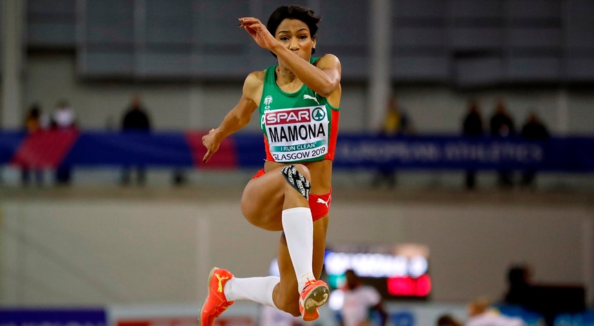 Patrícia Mamona venceu no triplo salto com 14,26 metros
