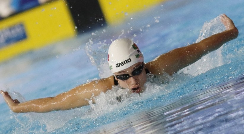Ana Catarina Monteiro esteve em grande nível no mundial de natação na China

