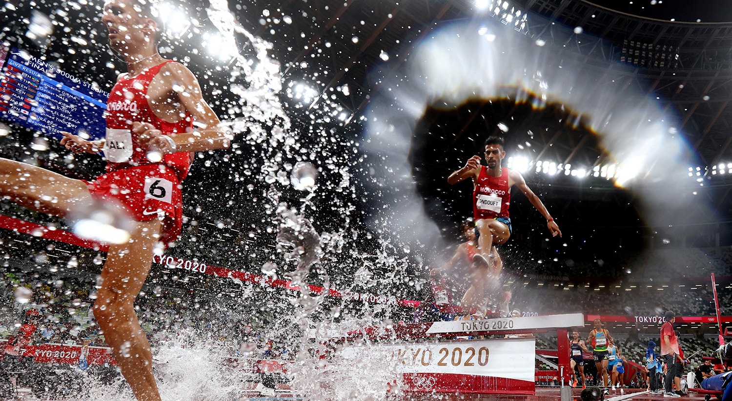  Final da prova de atletismo masculina de 3000m. | Foto: Kai Pfaffenbach - Reuters 