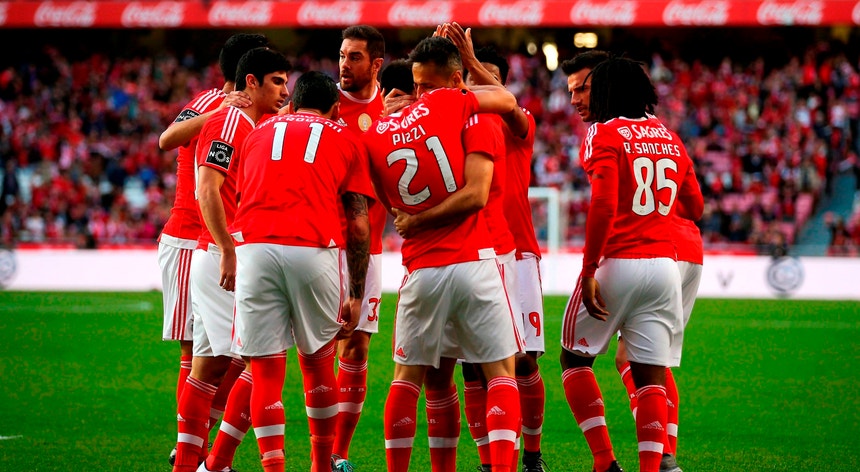 A união da equipa do Benfica tem sido notória e surge como um dos trunfos que contribuem para o sucesso
