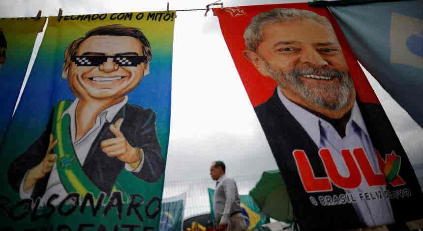 Eleições Brasil. Bolsonaro confiante com vitória, Lula quer ser novamente presidente