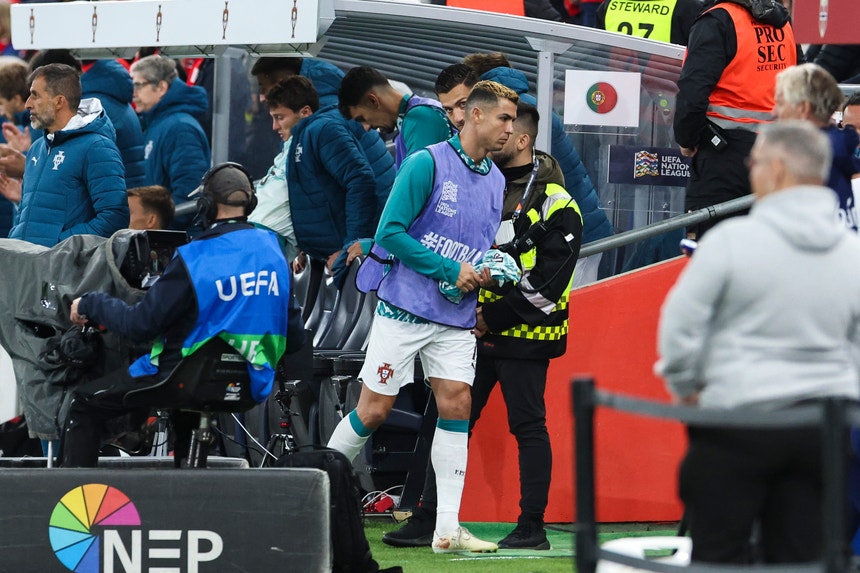 Cristiano Ronaldo volta a não comparecer ao treino da seleção nacional