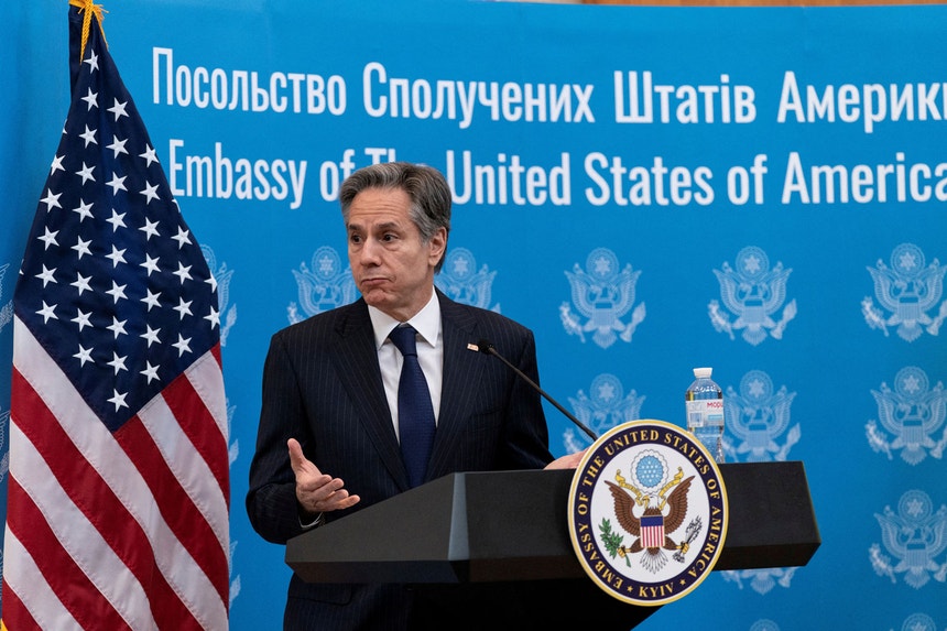 Ukraine.  Die USA und Russland treffen sich diese Woche in letzten diplomatischen Bemühungen