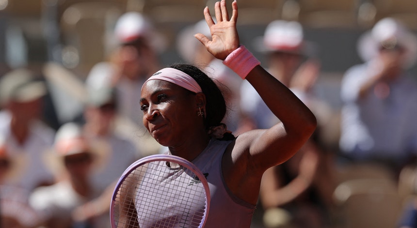 Coco Gauff na segunda ronda de Roland Garros