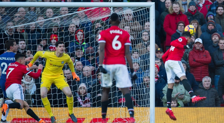 Lingard marcou o golo do triunfo do Manchester United
