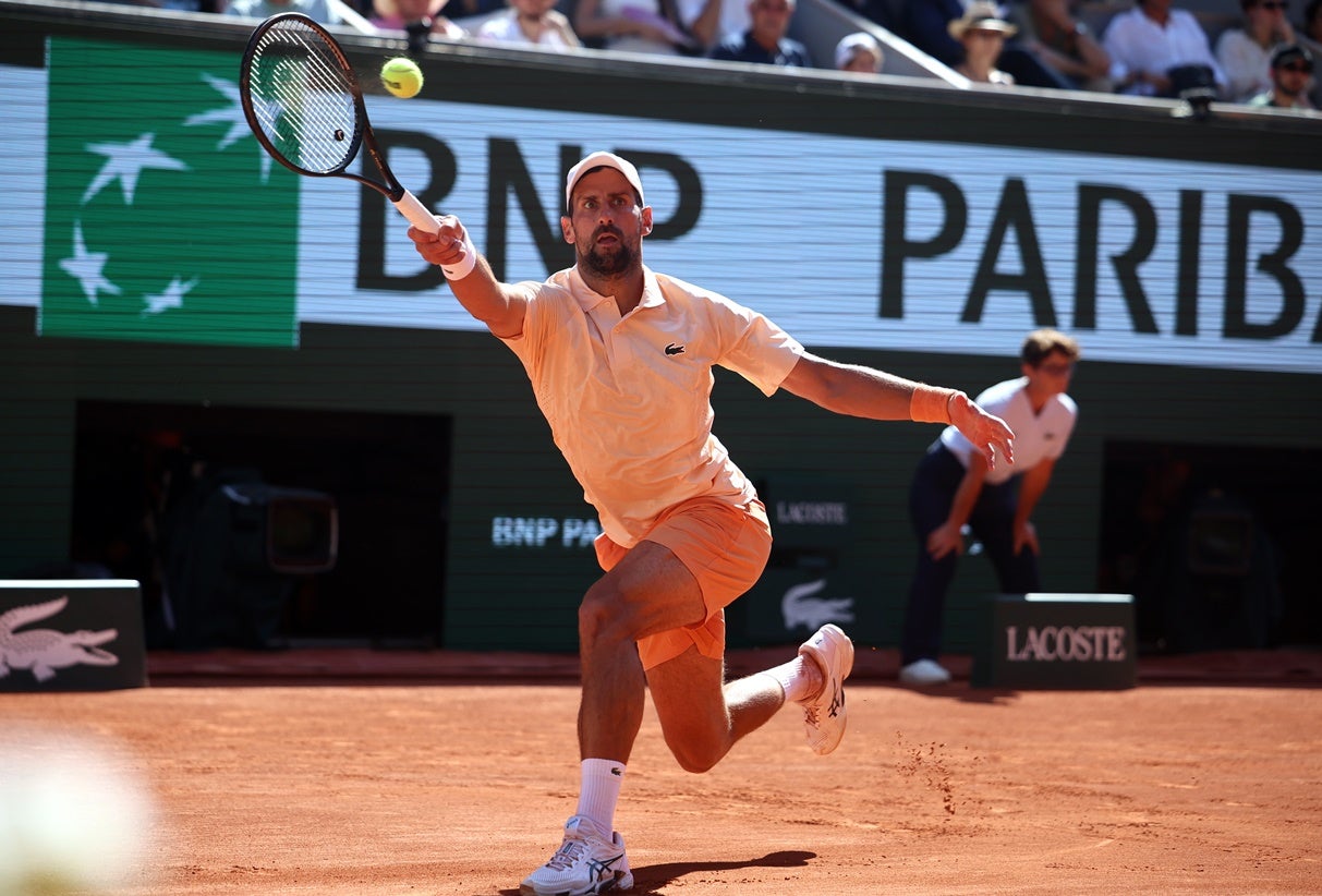 Roland Garros: `Djoko` sofreu mas foi Rybakina a primeira favorita a `cair`