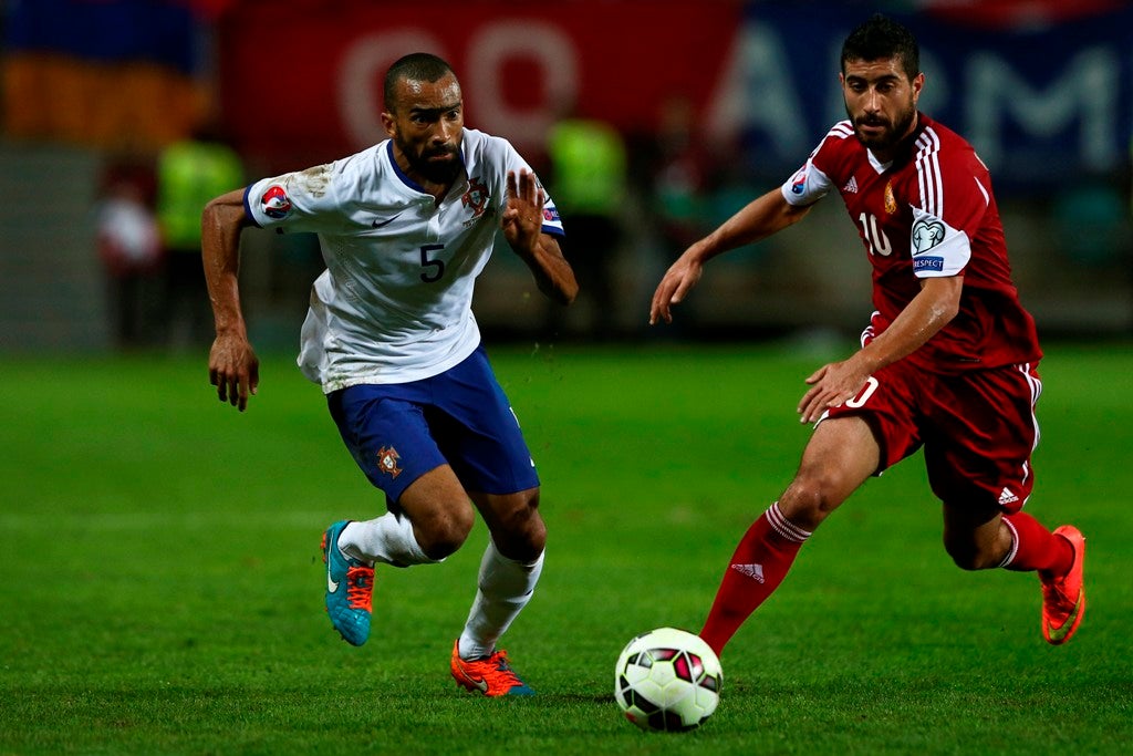 Bosingwa voltou a vestir a camisola das quinas quatro anos depois