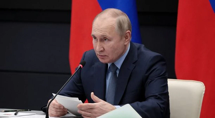 Putin fala aos russos em tempo de guerra
