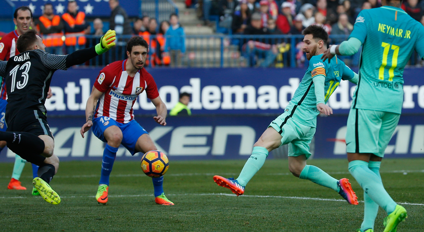Messi dá a vitória ao Barcelona
