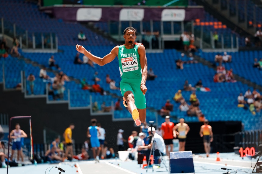 Europeus de atletismo. Gerson Baldé quarto no salto em comprimento
