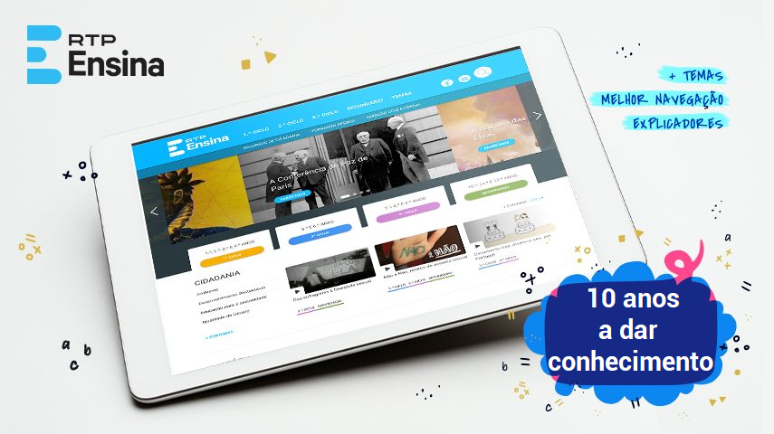 RTP Ensina completa dez anos de existência