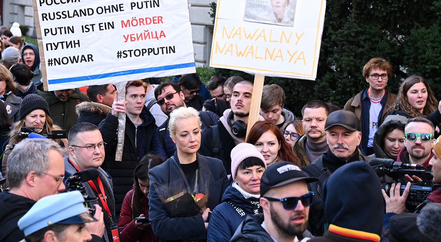  Yulia Navalnaya em Berlim - Alemanha | Foto: Annegret Hilse - Reuters 