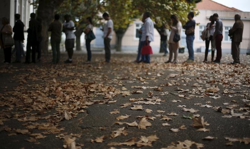  Fila para votar em Lisboa 