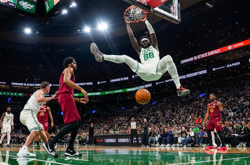 Imagem de Neemias Queta marca seis pontos na terceira vitória seguida dos Celtics