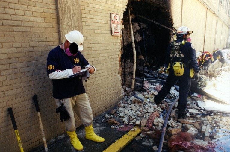  Estragos devastadores causados pelo incidente / Foto: FBI 