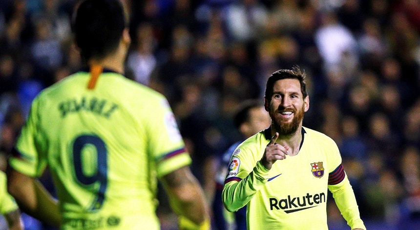 Messi marcou três golos e assistiu em mais dois
