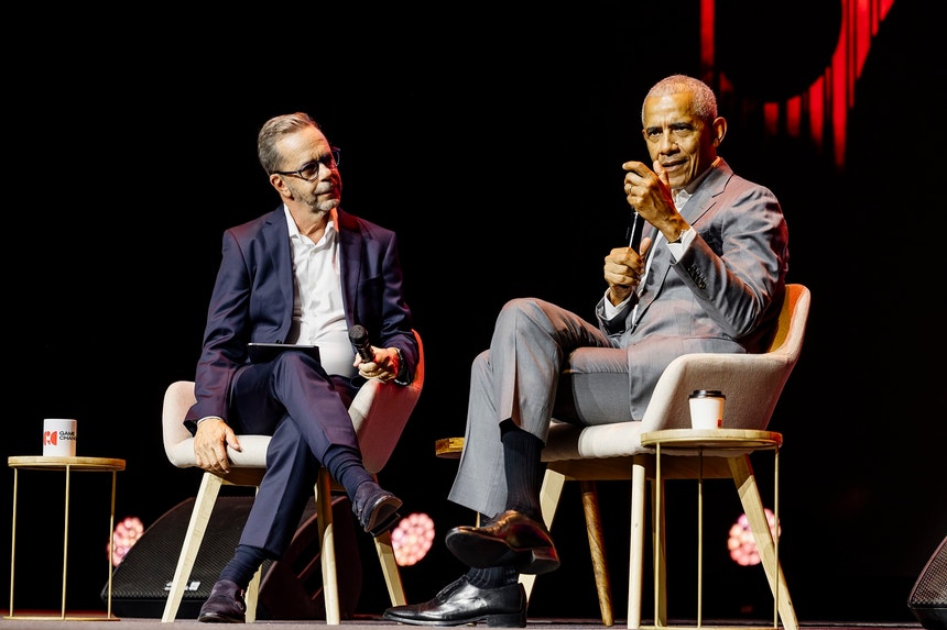 Obama em Lisboa. Desafio da IA, guerra e "humanidade comum"